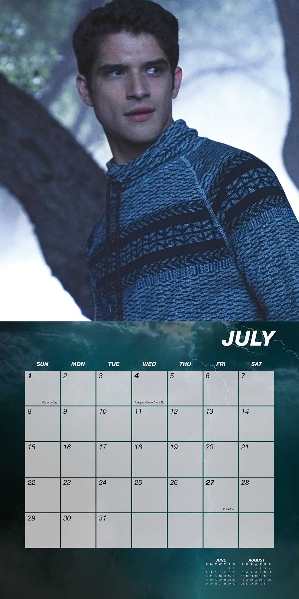 2018 Teen Wolf Wall Calendar