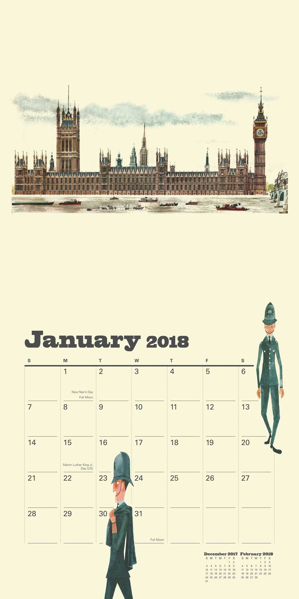 2018 This is London Wall Calendar