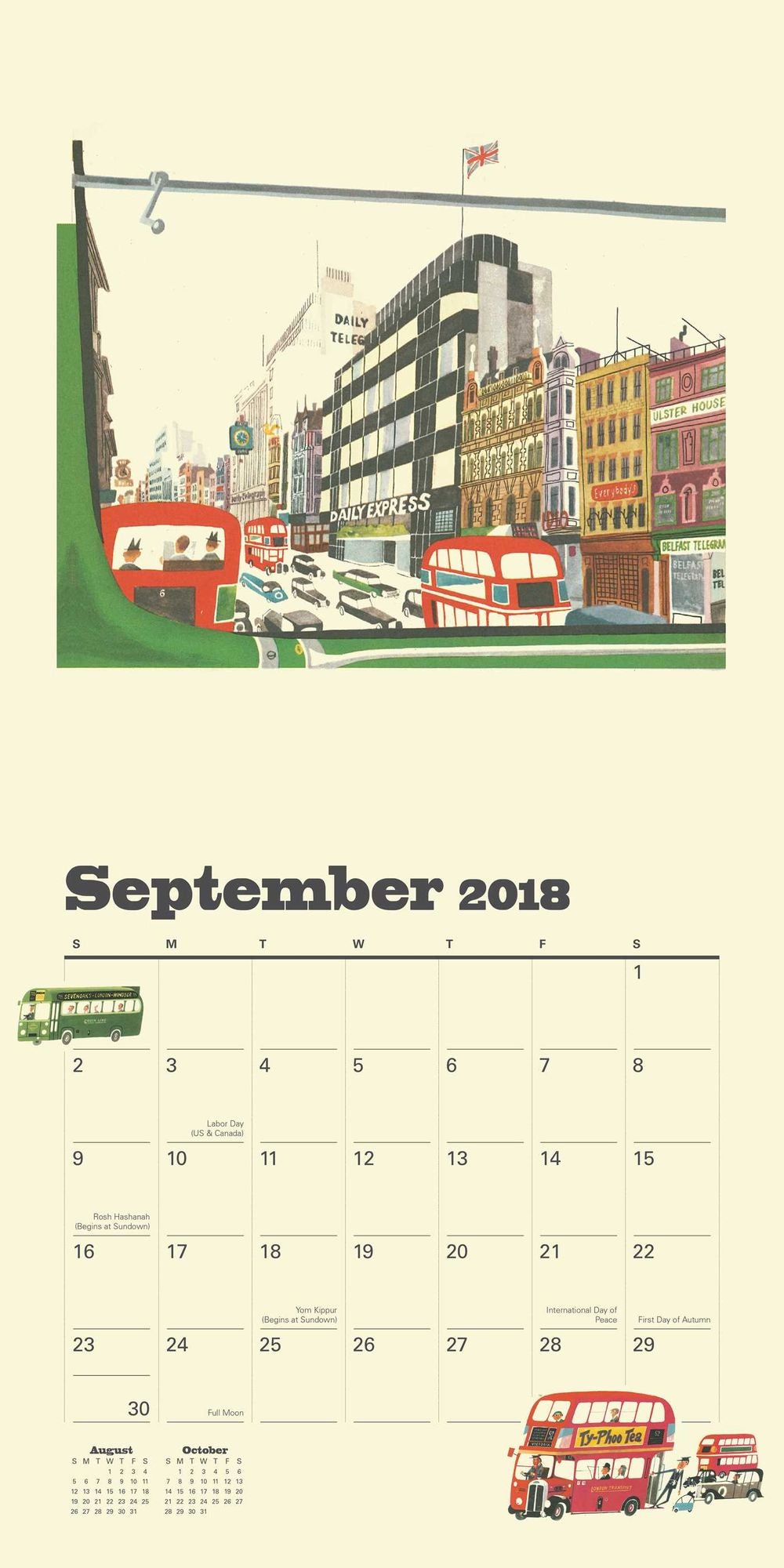 2018 This is London Wall Calendar