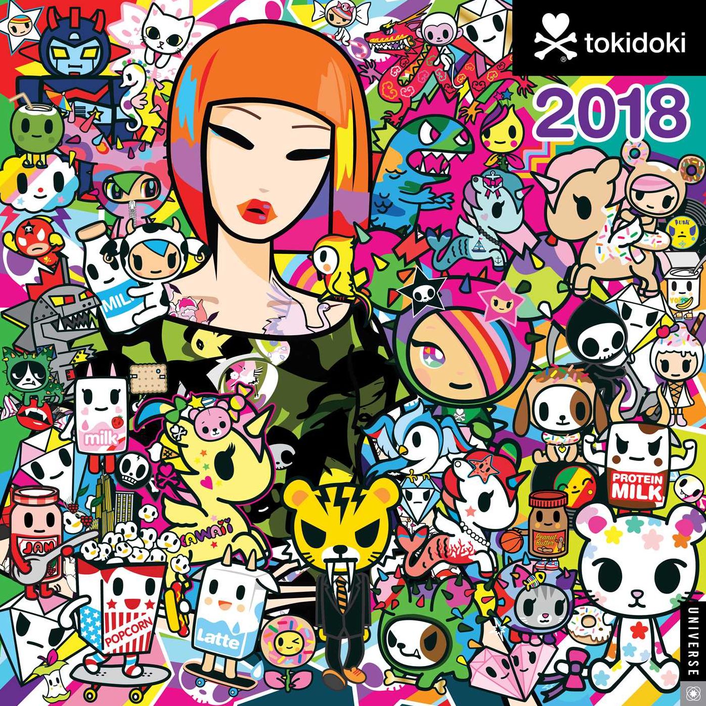 2018 tokidoki Wall Calendar