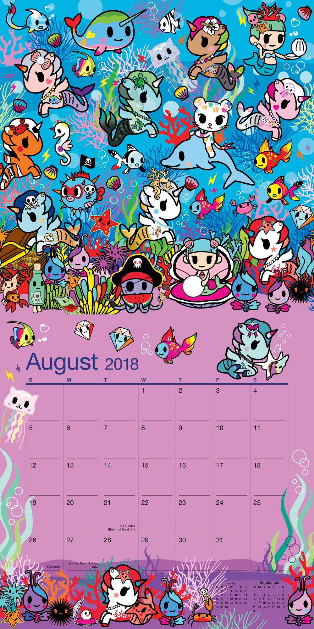 2018 tokidoki Wall Calendar