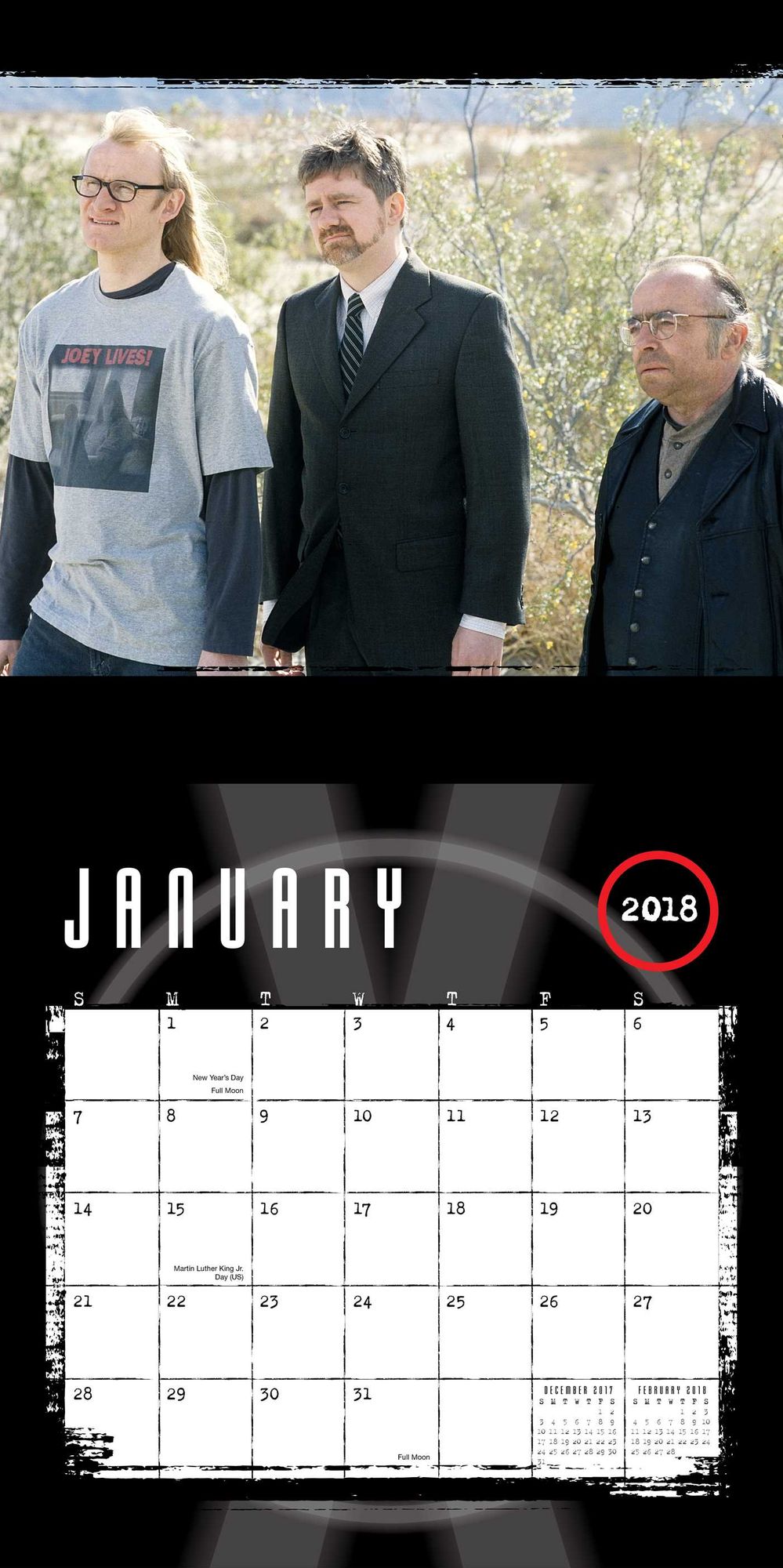 2018 X-Files Wall Calendar, The