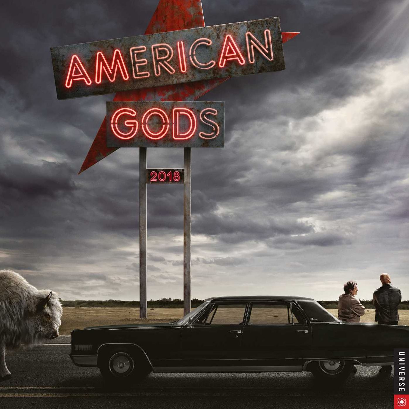 2018 American Gods Wall Calendar