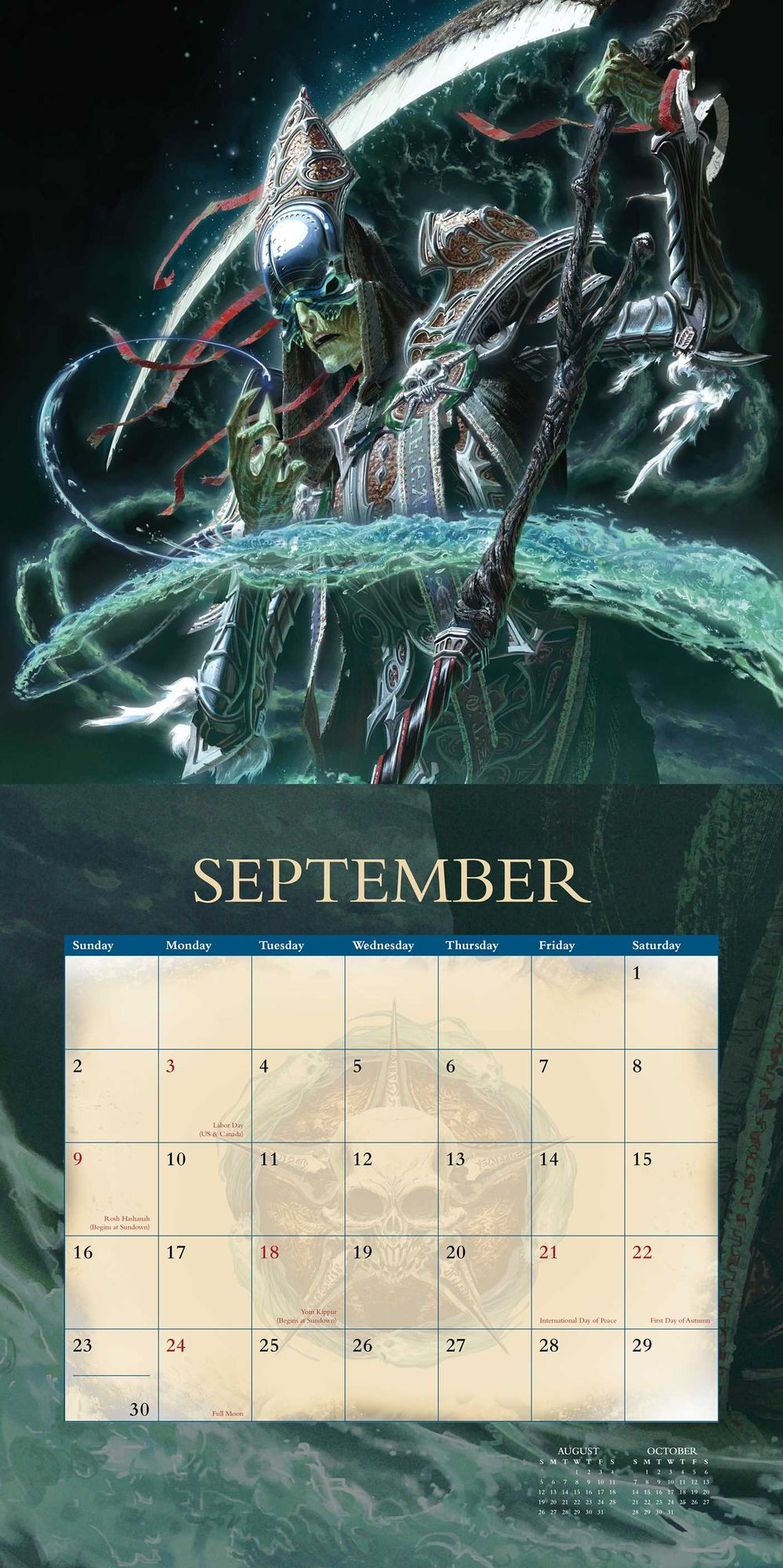 2018 Court of the Dead Wall Calendar