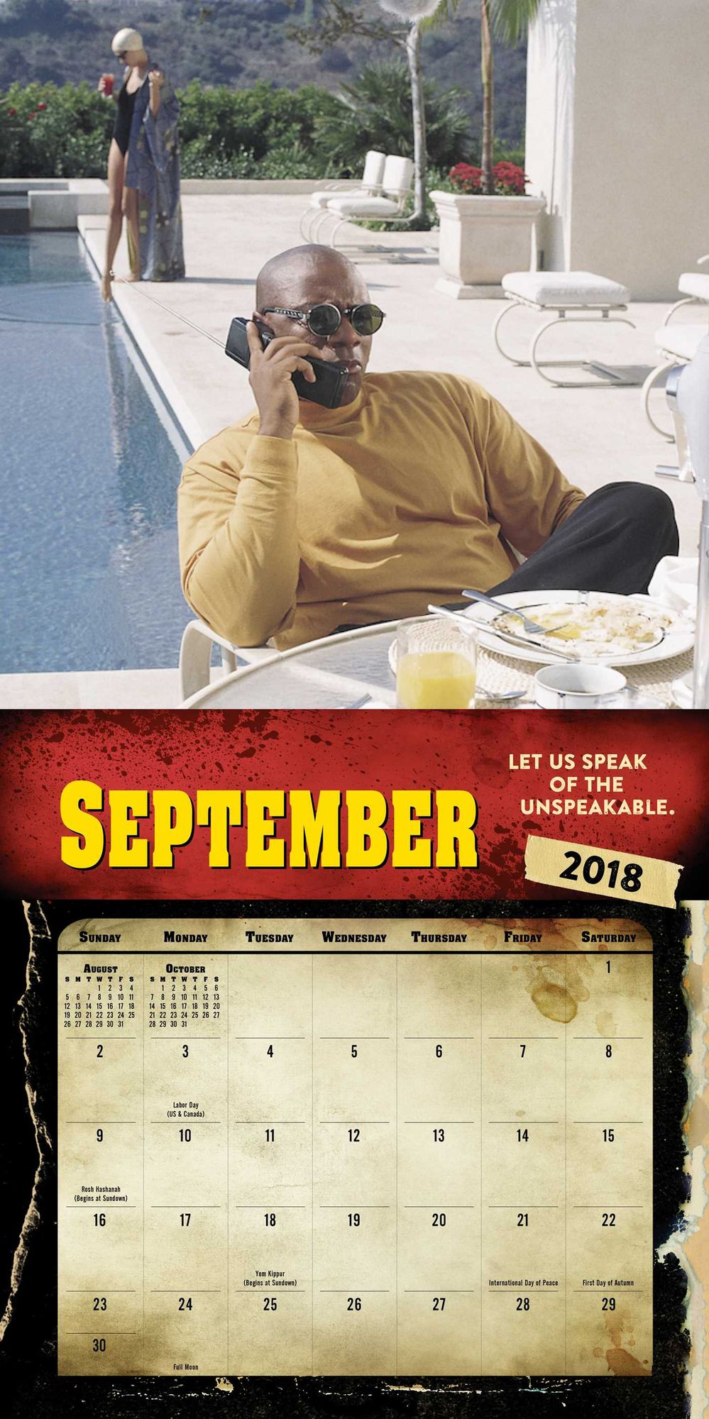2018 Pulp Fiction Wall Calendar