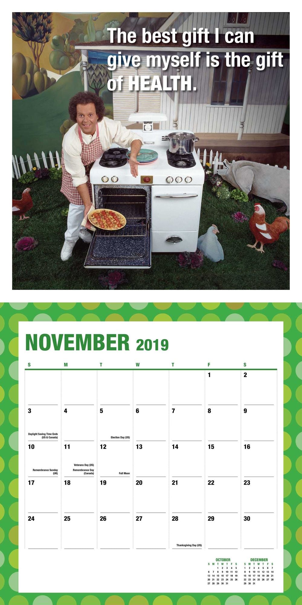 Richard Simmons 2019 Wall Calendar