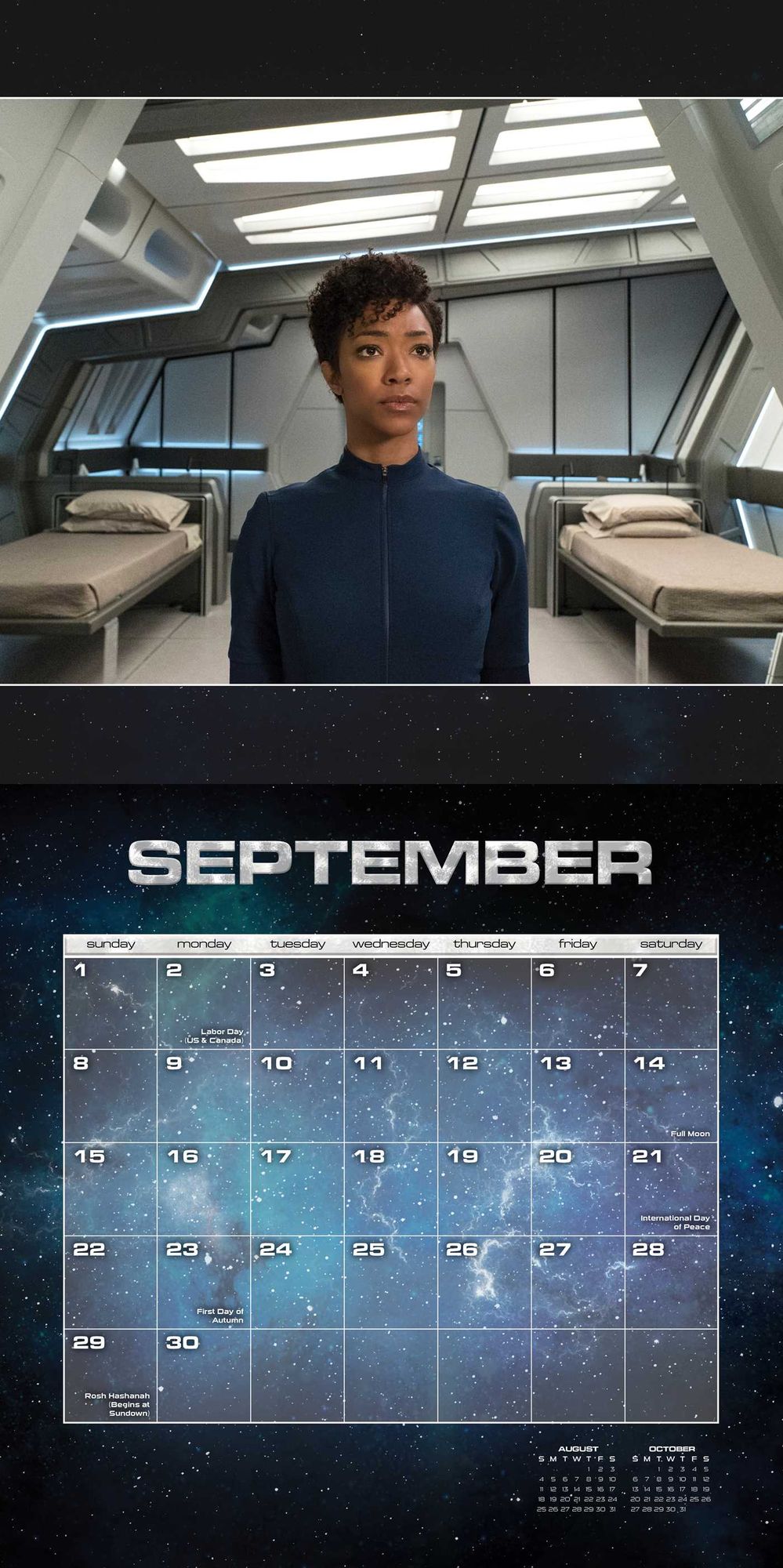 Star Trek Discovery 2019 Wall Calendar