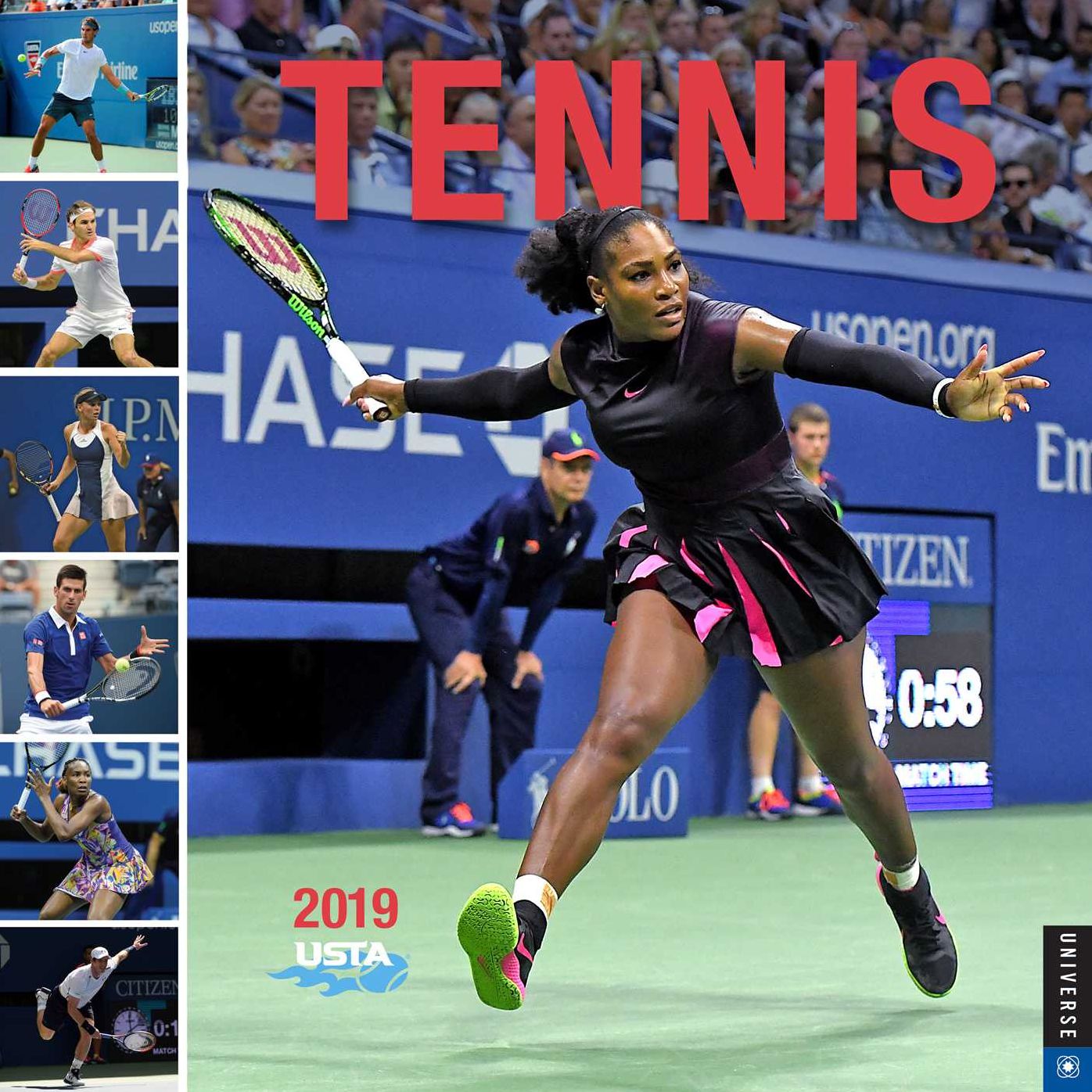 Tennis 2019 Wall Calendar: The Official U.S. Open Calendar
