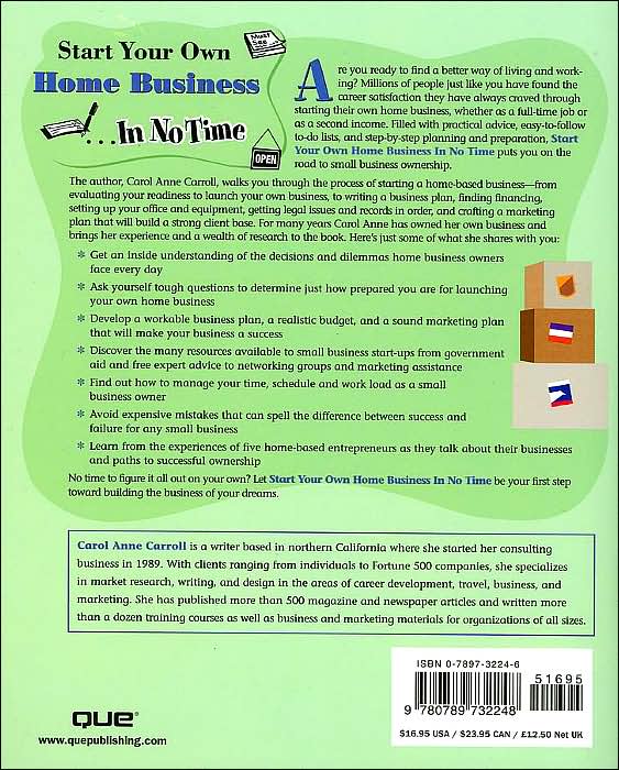 Start Your Own Home Business In No Time