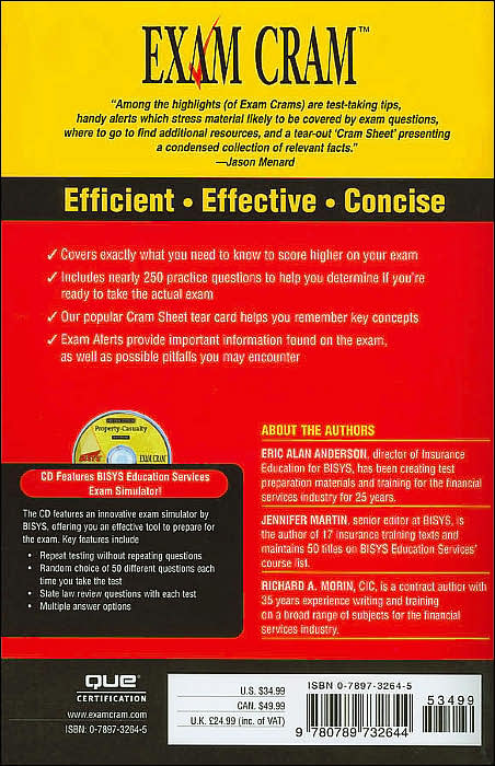 Property and Casualty Insurance License Exam Cram