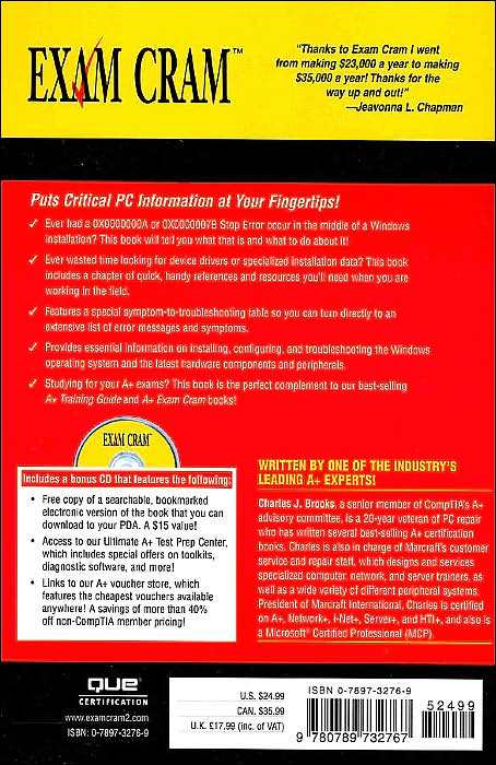 A+ Certification Exam Cram 2 PC Maintenance and Troubleshooting Field Guide