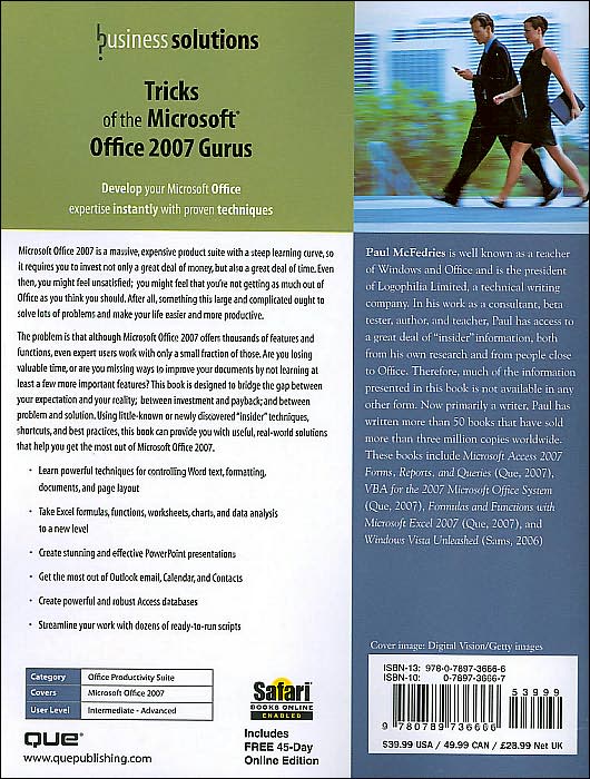 Tricks of the Microsoft Office 2007 Gurus