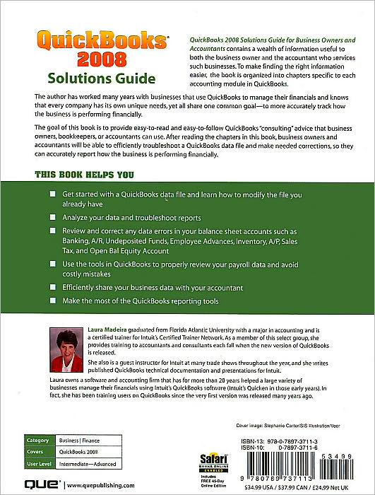 QuickBooks 2008 Solutions Guide for Business Owners and Accountants