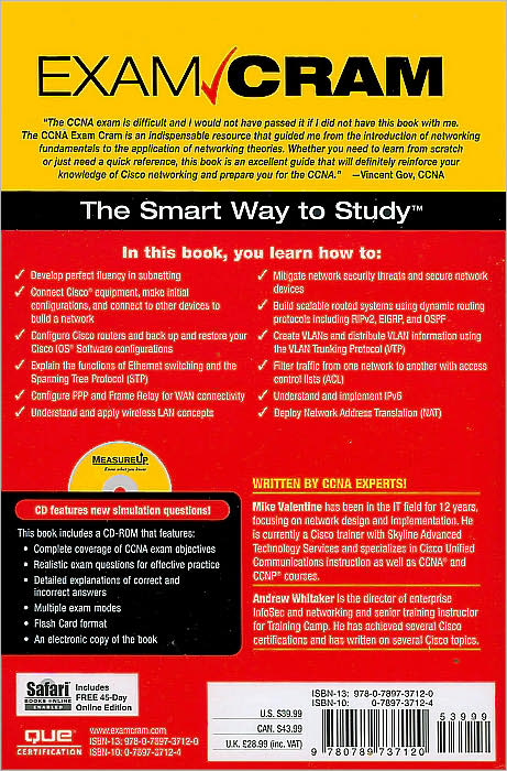Exam Cram: CCNA Exam 640-802 (Exam Cram Series)