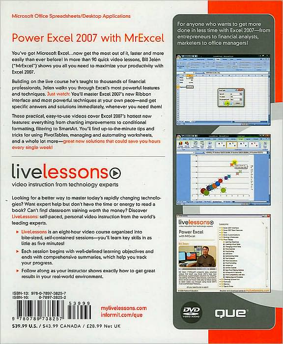 Power Excel 2007 with MrExcel (Video Training)