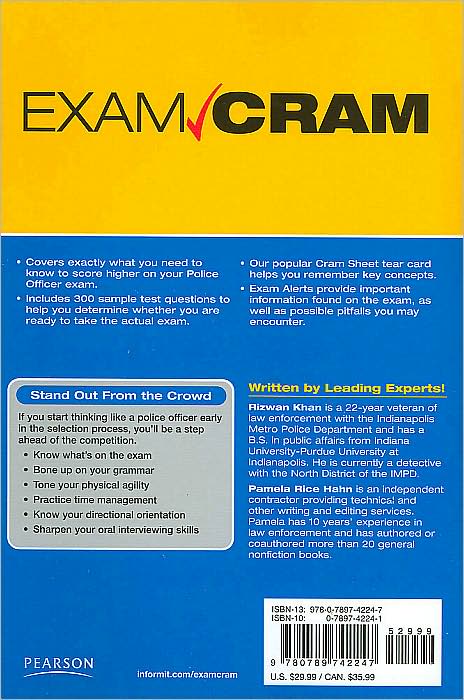 Police Officer Exam (Exam Cram Series)
