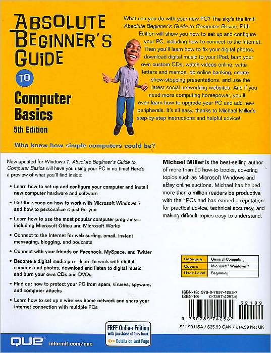 Absolute Beginner's Guide to Computer Basics (Absolute Beginner's Guide Series)