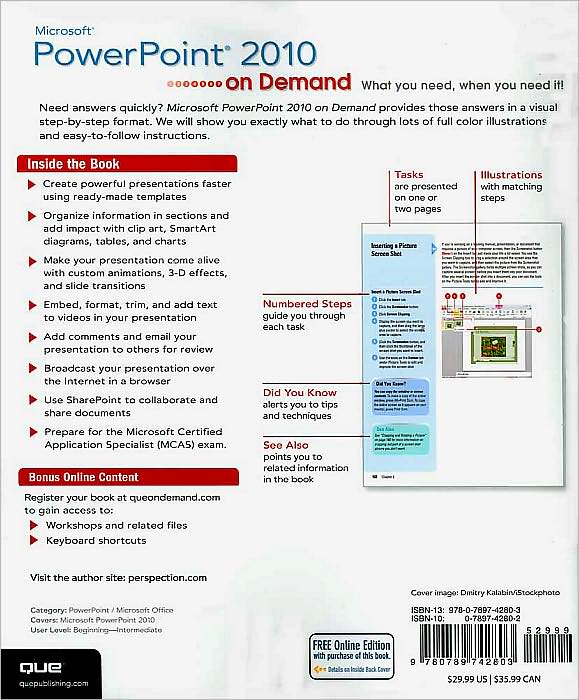 Microsoft PowerPoint 2010 On Demand