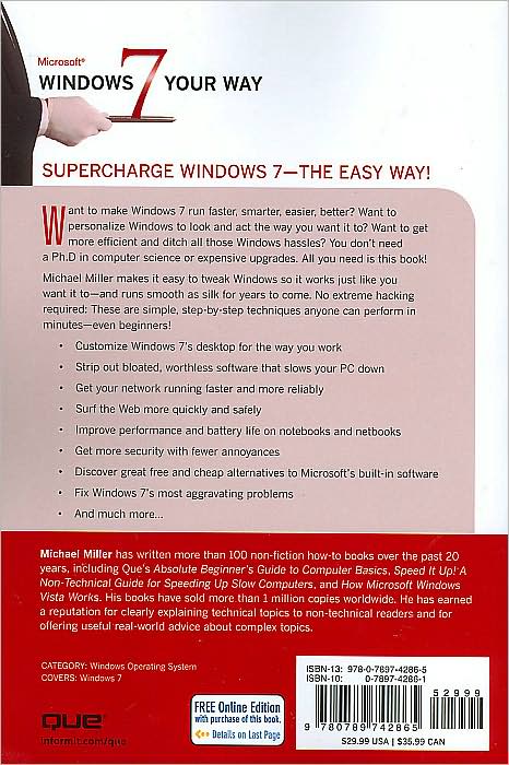 Microsoft Windows 7 Your Way: Speed Up and Customize Windows