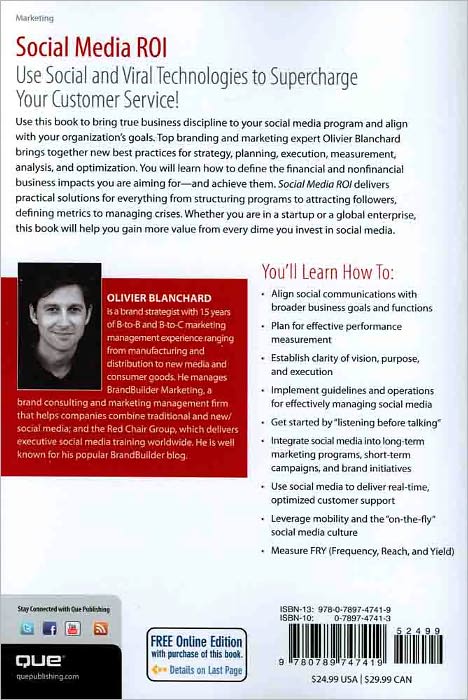 Social Media ROI: Managing and Measuring Social Media Efforts in Your Organization