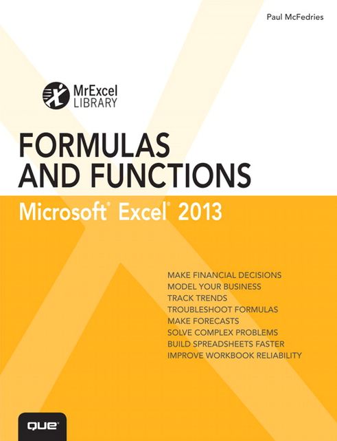 Excel 2013 Formulas and Functions