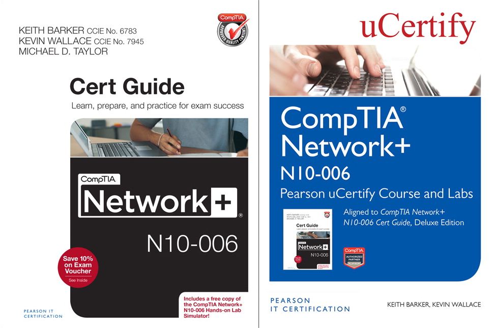 CompTIA Network+ N10-006 Pearson uCertify Course and Labs and Textbook Bundle