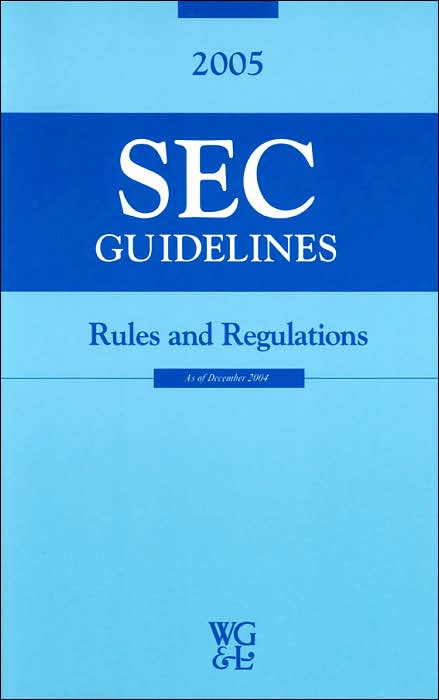 SEC Guidelines: Rules & Regulations
