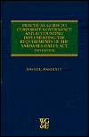 Practical Guide to Corporate Governance and Accounting: Implementing the Requirements of the Sarbanes-Oxley Act