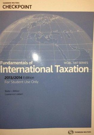 Fundamentals of International Taxation 2013-14