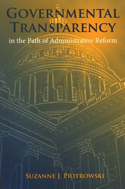 Governmental Transparency in the Path of Adminstrative Reform