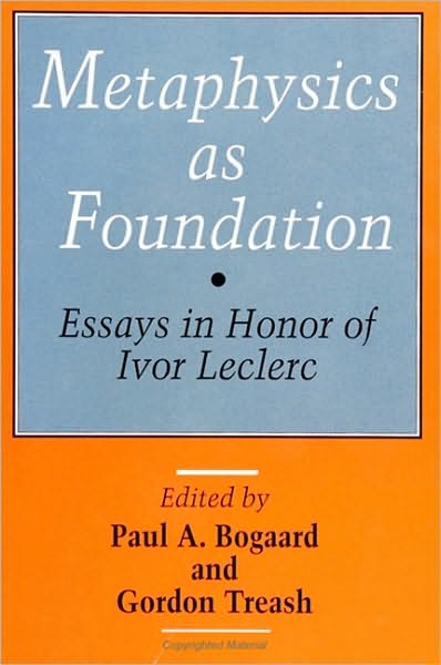 Metaphysics as Foundation
