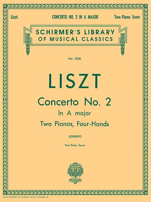 Concerto No. 2 in A: Piano Duet