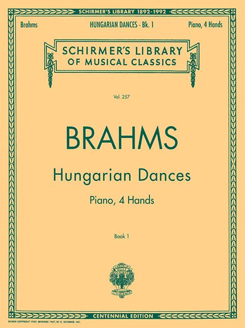 Hungarian Dances - Book I: Piano Duet