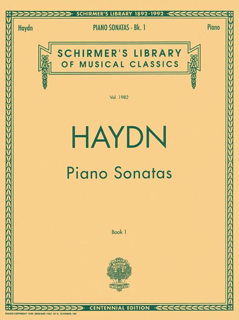 Piano Sonatas, Book 1: (Schirmer's Library of Musical Classics, Vol. 1982): (Sheet Music)