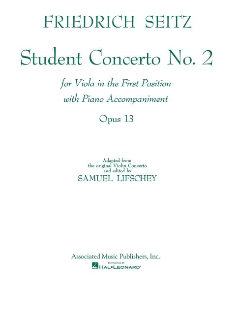 Student Concerto No. 2: Viola and Piano