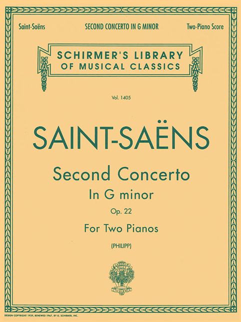 Concerto No. 2 in G Minor, Op. 22: National Federation of Music Clubs 2014-2016 Selection 2 Pianos, 4 Hands
