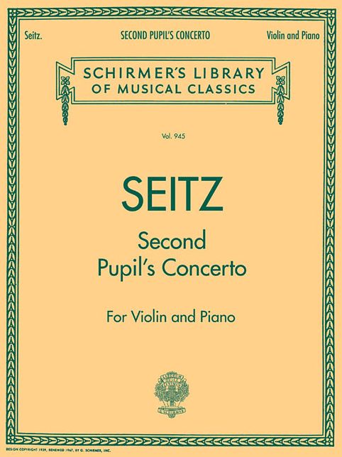 Pupil's Concerto No. 2 in G Major, Op. 13: Score and Parts