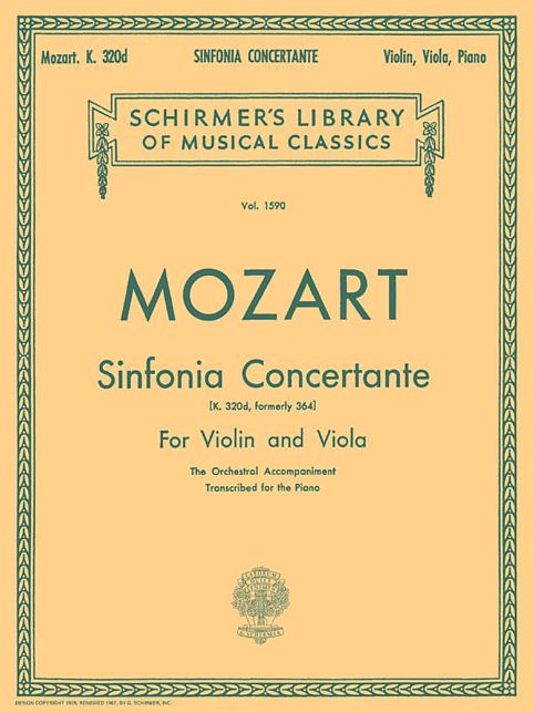 Sinfonia Concertante: Score and Parts