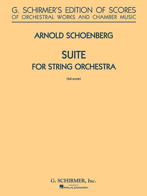 Suite in G for String Orchestra: Full Score