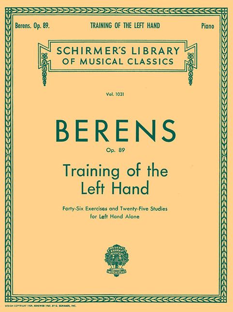Training of the Left Hand, Op. 89: Piano Technique