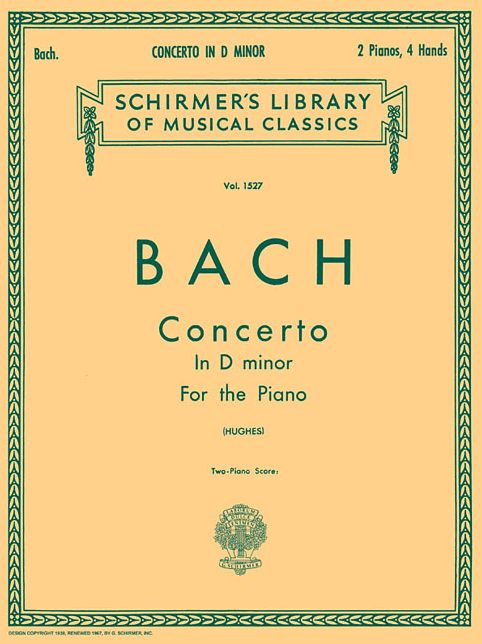 Concerto in D Minor (2-piano score): National Federation of Music Clubs 2014-2016 Selection Piano Duet