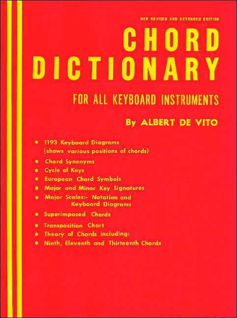 Chord Dictionary for Keyboard Instruments: Reference Book