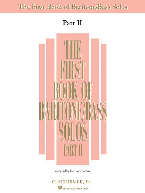 The First Book of Baritone/Bass Solos - Part II
