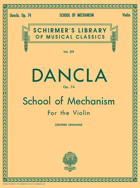 School of Mechanism, Op. 74: Violin Method