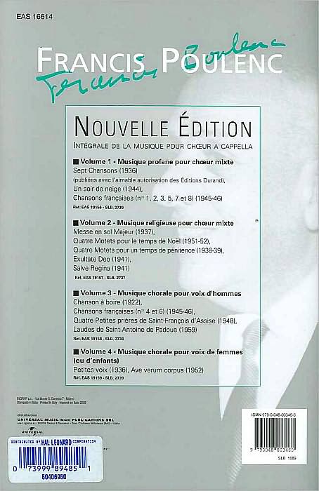 Gloria: SATB