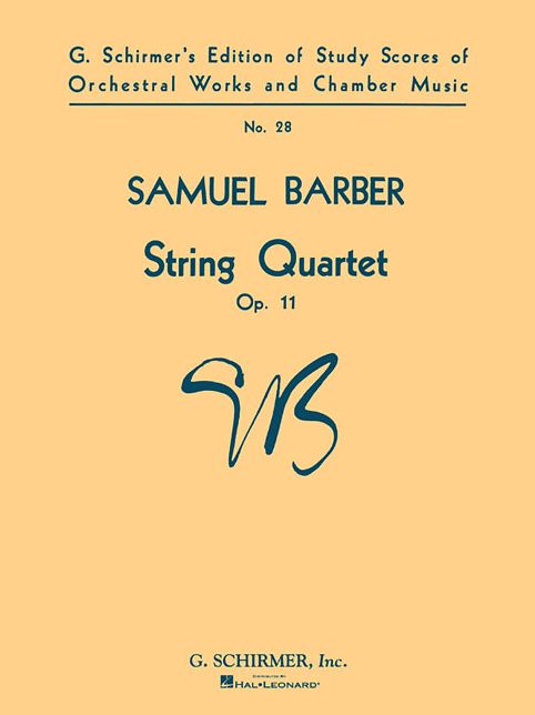 String Quartet, Op. 11: Study Score No. 28