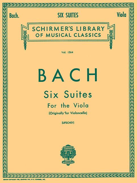6 Suites: Viola Solo
