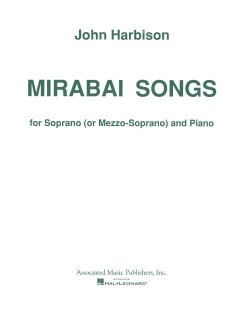 Mirabai Songs: Soprano or Mezzo-Soprano