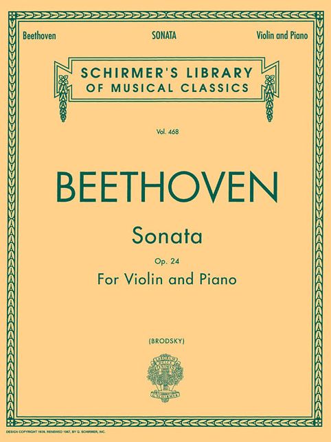 Sonata in F Major, Op. 24: Violin and Piano