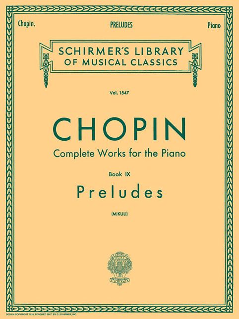 Preludes (Mikuli): Piano Solo
